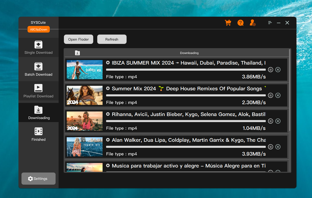 Videos herunterladen starten AllClipDown