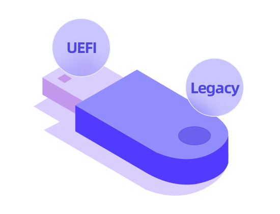 Creación de unidades USB que funcionan con UEFI y Legacy BIOS