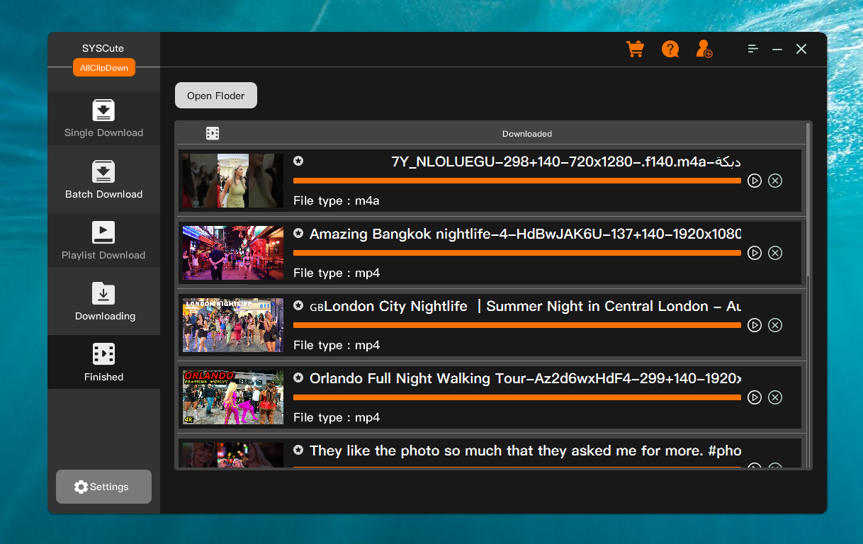 Video gedownload AllClipDown