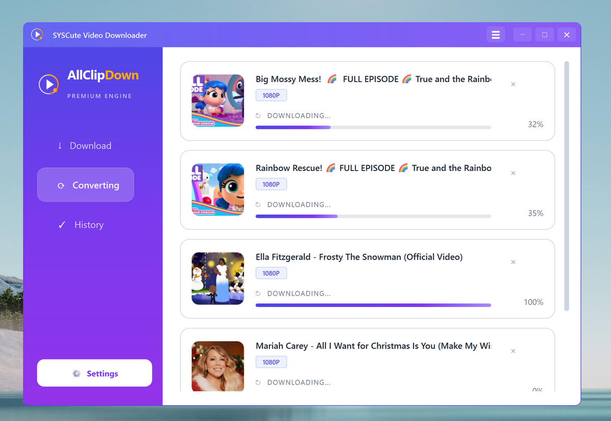 AllClipDown Single Download