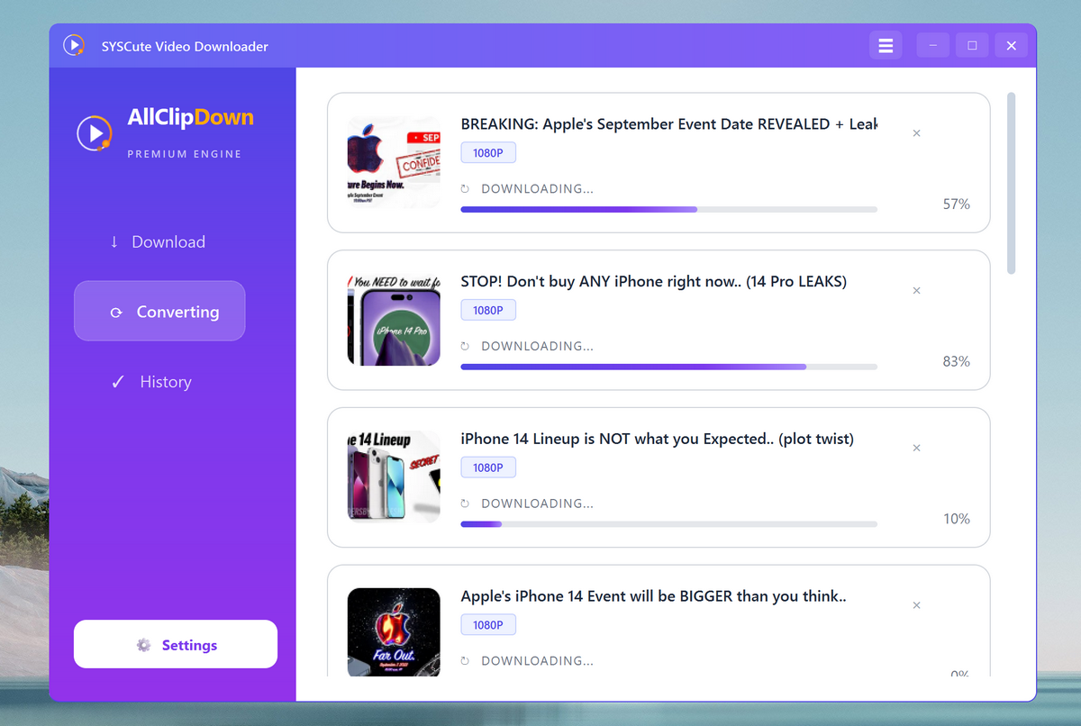 AllClipDown Playlist Download